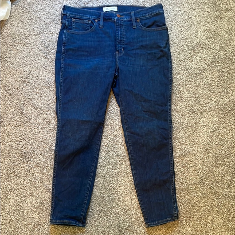 Madewell Dark Blue Ankle Jeans